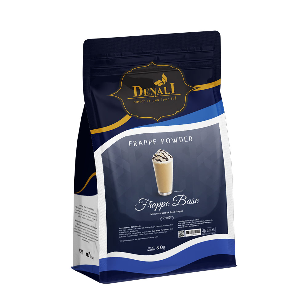 Denali Frappe Base Powder Frappe Bubuk Minuman Instant