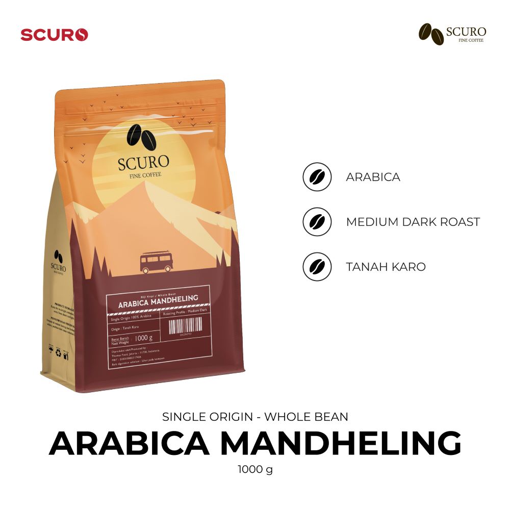 Scuro Coffee Arabica Mandheling