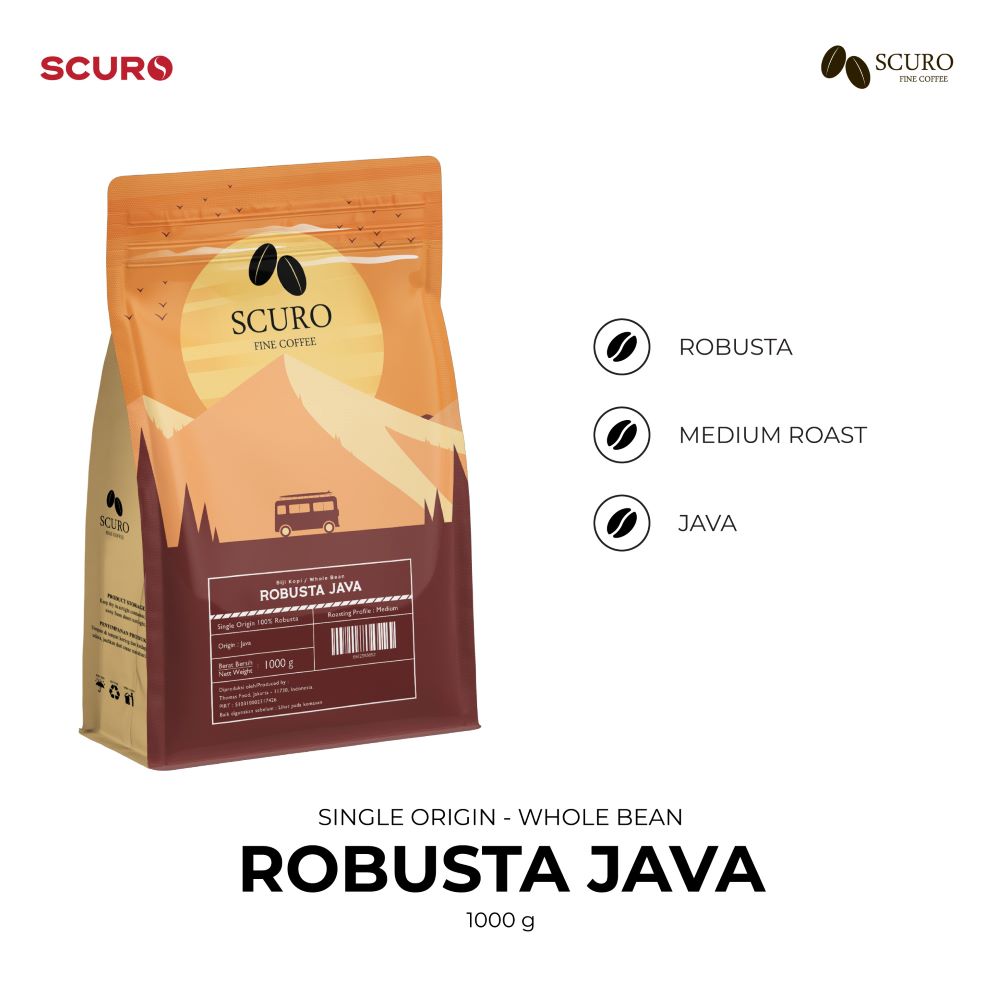 Scuro Coffee Robusta Java