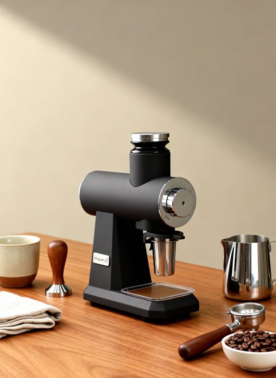 coffee grinder profesional dengan burr grinder untuk coffee shop