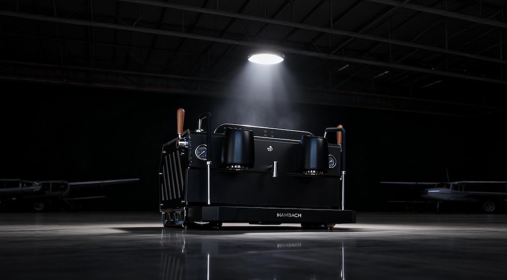 Sistem multi boiler Hambach Tank All Black untuk stabilitas suhu espresso
