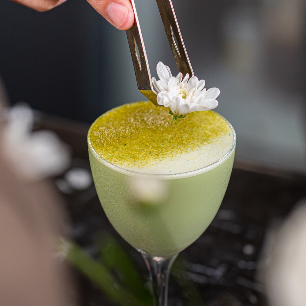 Green tea mousse denali