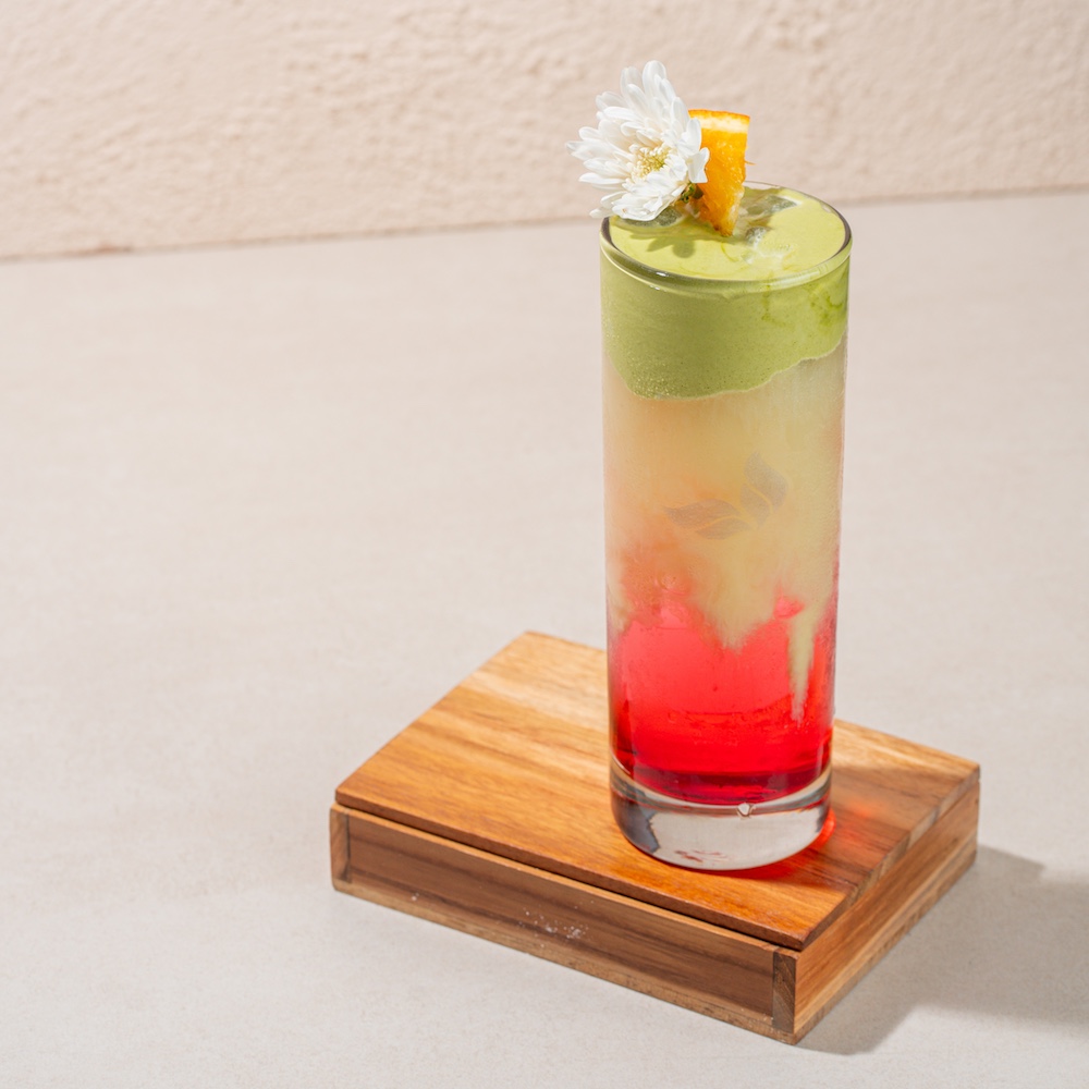 matcha rose sparkling