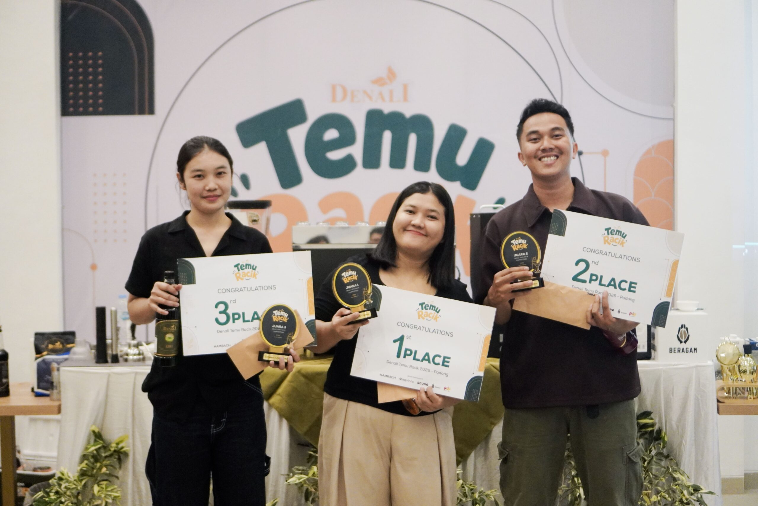 Selamat yang sebesar-besarnya untuk seluruh juara Denali Temu Racik Padang