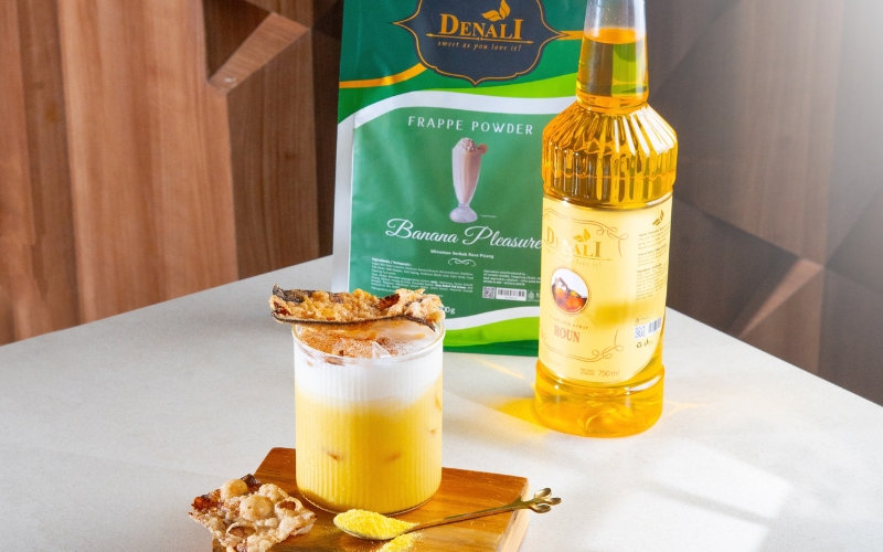 Resep Yellow Flash Sale kreasi minuman pisang sale dengan Denali Banana Pleasure