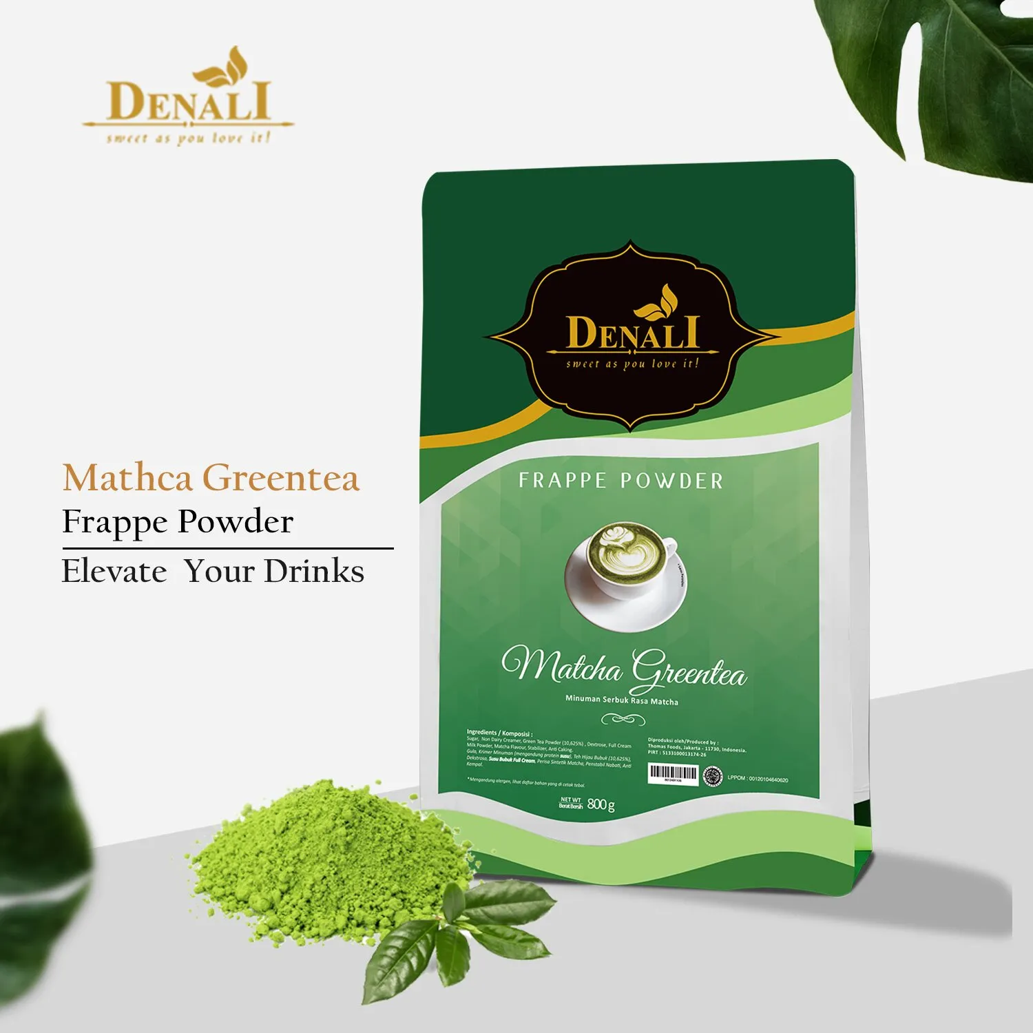 Denali Matcha Greentea Powder | Powder | Scuro Lavino